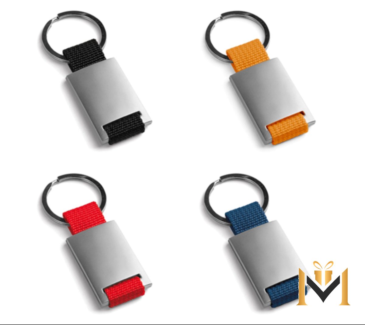 Llavero Metálico con Cincha Personalizable