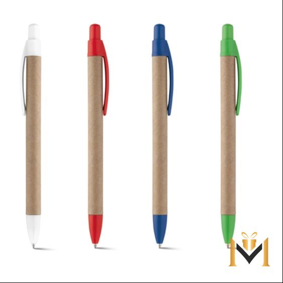 Bolígrafo de Papel Kraft con Clip